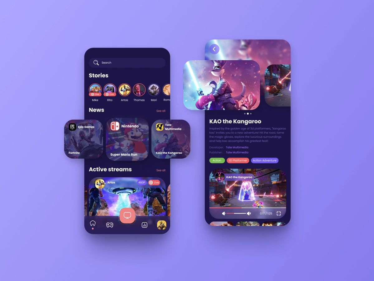 By immersing players By immersing players